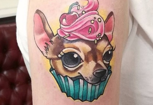 16 Adorable Tattoos Proving That Chihuahuas are True Gourmets - PetPress
