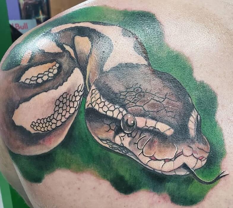 33 Coolest Python Tattoo Designs | PetPress