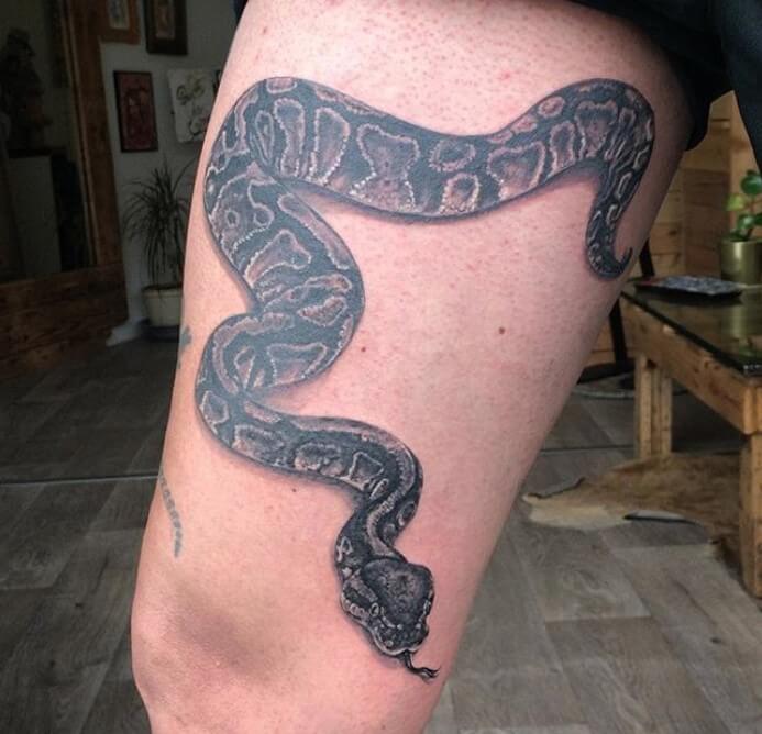 33 Coolest Python Tattoo Designs | PetPress