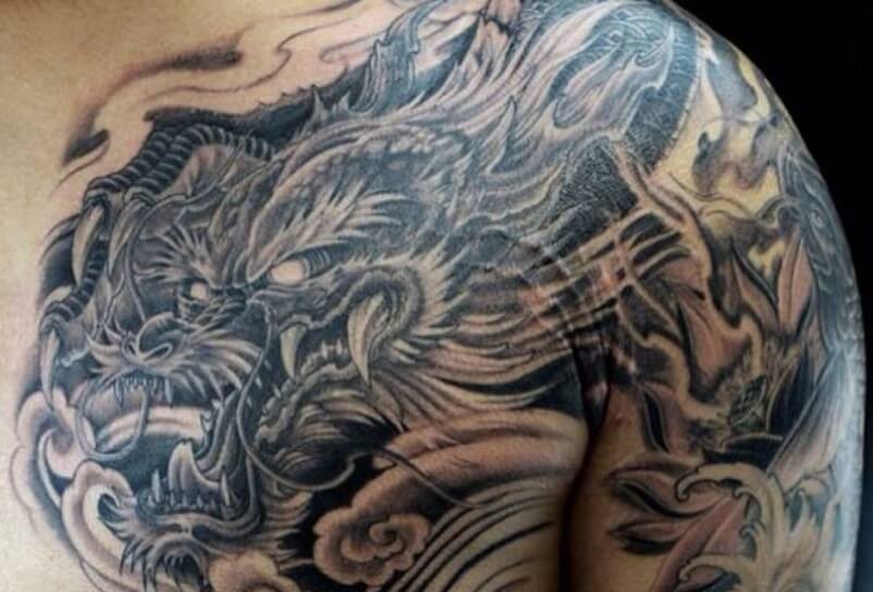 45 Breathtaking Dragon Head Tattoo Designs Ideas