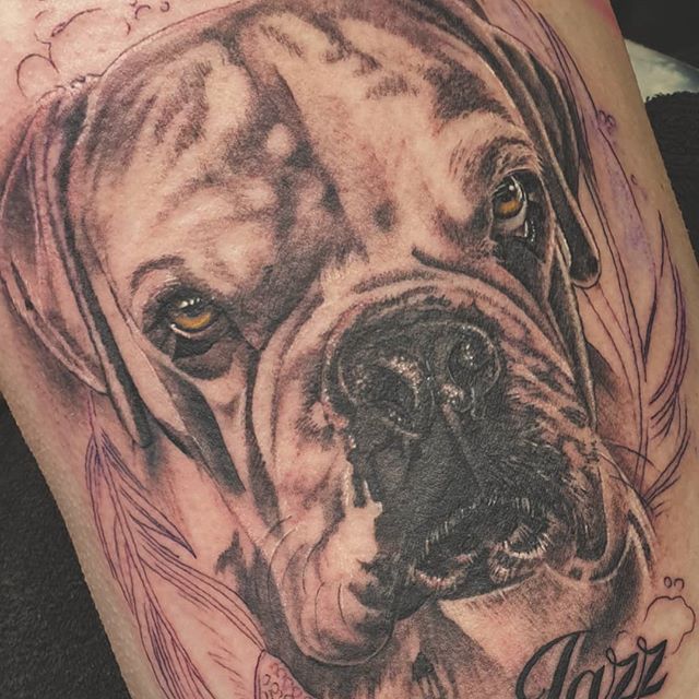 28 Best Boxer Dog Tattoo Designs PetPress