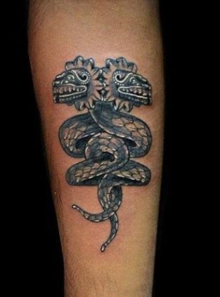 14 Aztec Snake Tattoo Designs - PetPress
