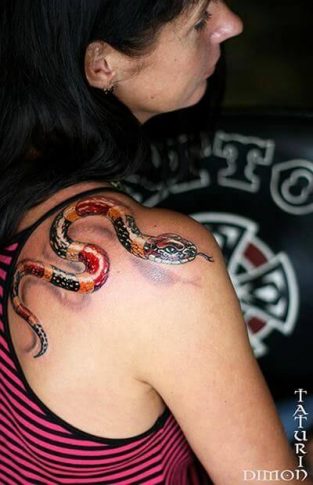 23 Snake Tattoos For Shoulder And Meanings - PetPress