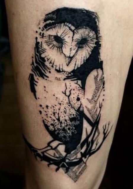 12+ Best Owl Leg Tattoo Designs | PetPress