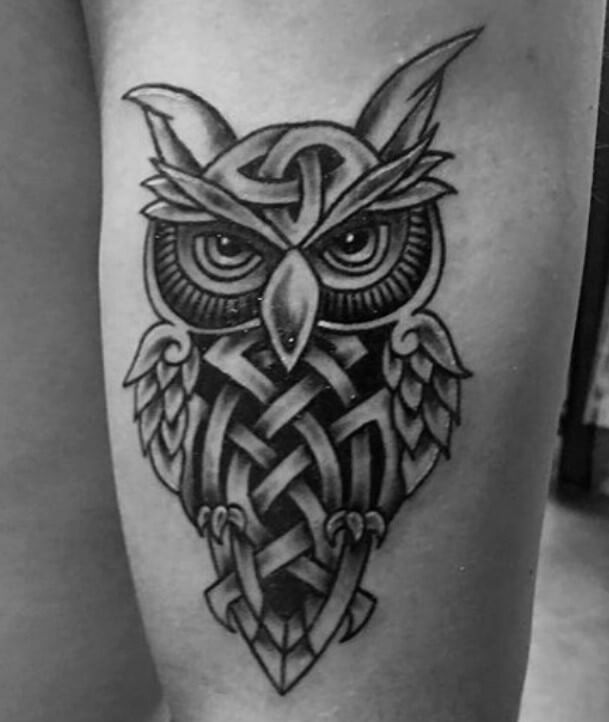 15+ Best Celtic Owl Tattoo Designs | PetPress