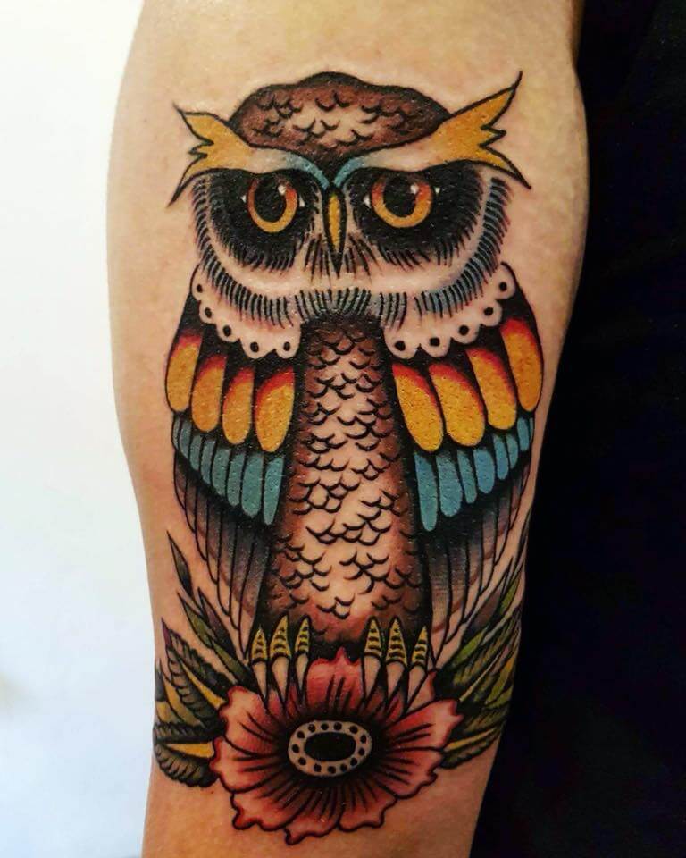 12+ Best Traditional Owl Tattoo Ideas | PetPress