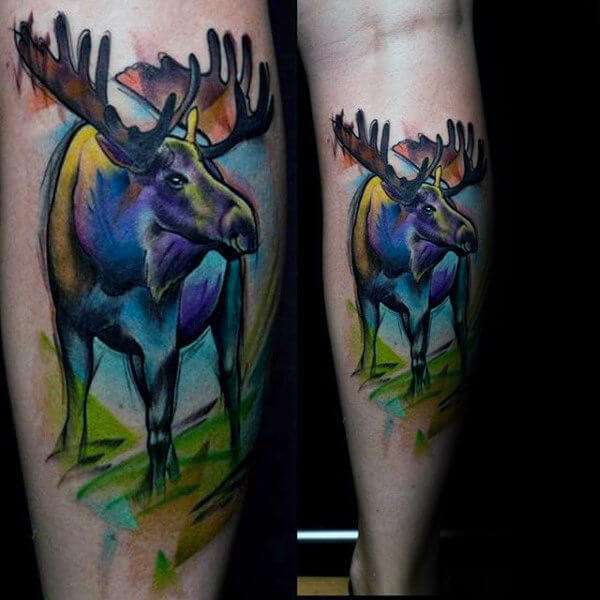 Top 14 Inspiring Moose Tattoo Ideas And Designs Petpress