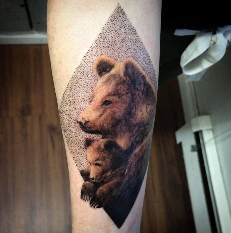 12+ Best Bear and Cub Tattoo Designs and Ideas - PetPress