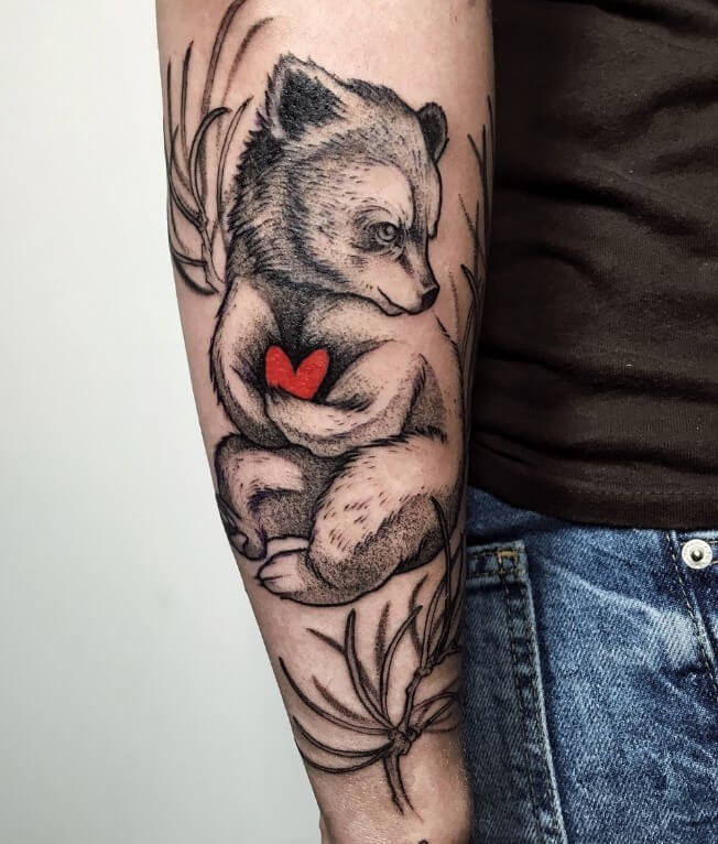 12+ Unique Bear (Baby) Tattoo Designs | PetPress
