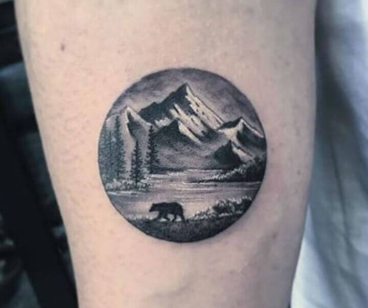12+ Unique Bear & Mountain Tattoo Designs | PetPress