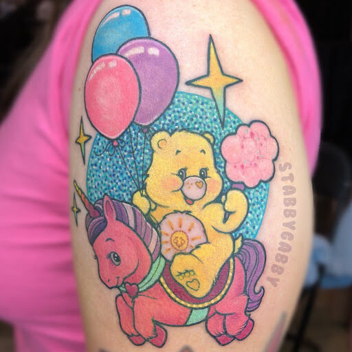 16+ Amazing Care Bear Tattoo Designs and Ideas | PetPress
