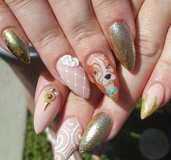 14 Awesome Schnauzer and King Charles Spaniel Nail Arts Inspired by